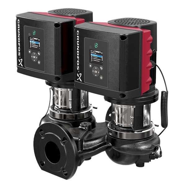 Grundfos TPE3 İkiz DN65 Frekans Konvertörlü In-Line Sirkülasyon Pompası - Grundfos TPE3 İkiz