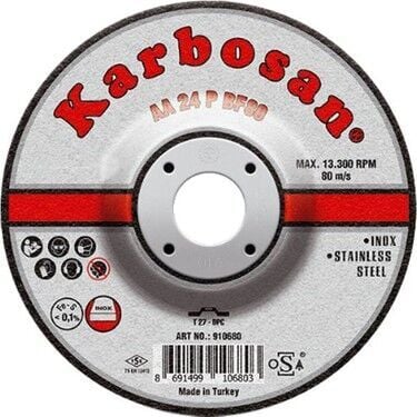 Karbosan Çapak Alma İnox 115x6.4x22 (10680)