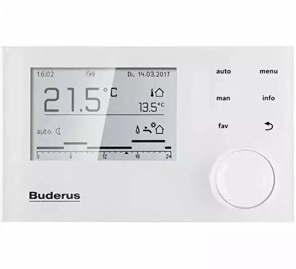 Buderus RC310 Kumanda Paneli - Beyaz