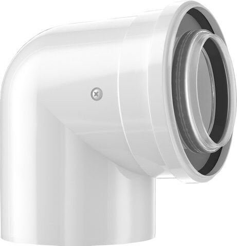 Buderus Hermetik Dirsek - Ø80/125, 90º