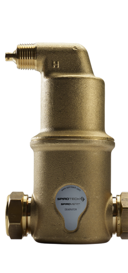 Spirovent Hava Ayırıcı 1 1/4'' - Yatay Tip (45 kW için)