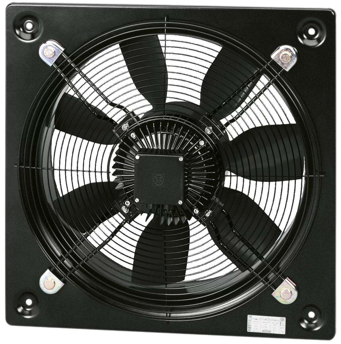 Soler & Palau Ø710mm 22.400m³/h kapasiteli II2G ExeIIT3 Atex Dereceli Duvar tipi ex-proof fan Hcbt Atex
