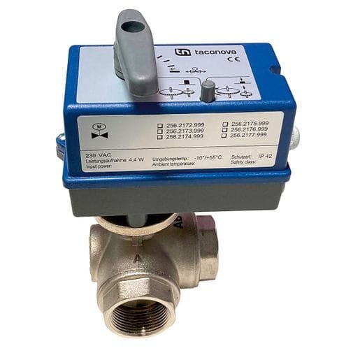 Taca Nova 3 Yollu Vana G-SU 1 1/4'' (230V) - (Buderus GB272 49kW-69kW ve 100kW ile boyler öncelikli sistemlerde kullanılır.)