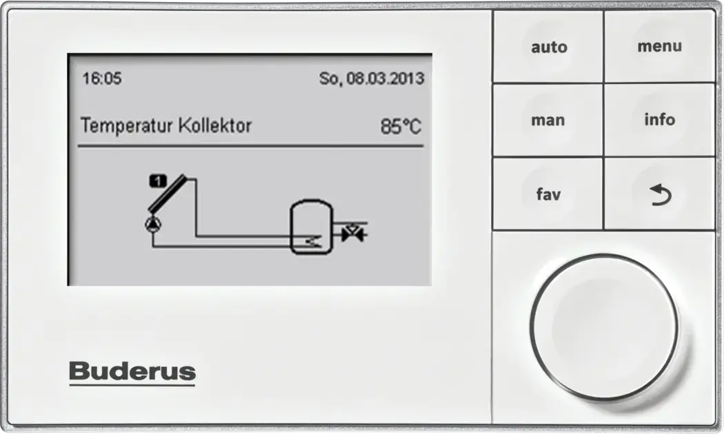Buderus SC300 Solar Kumanda Paneli