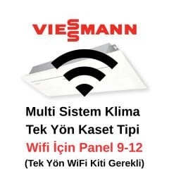 Viessmann Vitoclima 100-S Tek Yön Kaset Tipi WiFi Panel (PC1W9012) (Tek yön kaset wifi panel 9-12K)