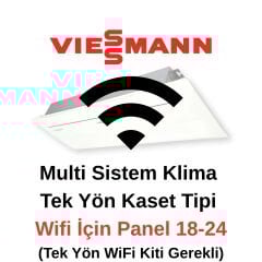 Viessmann Vitoclima 100-S Tek Yön Kaset Tipi WiFi Panel (PC1W1824) (Tek yön kaset wifi panel 18-24K)