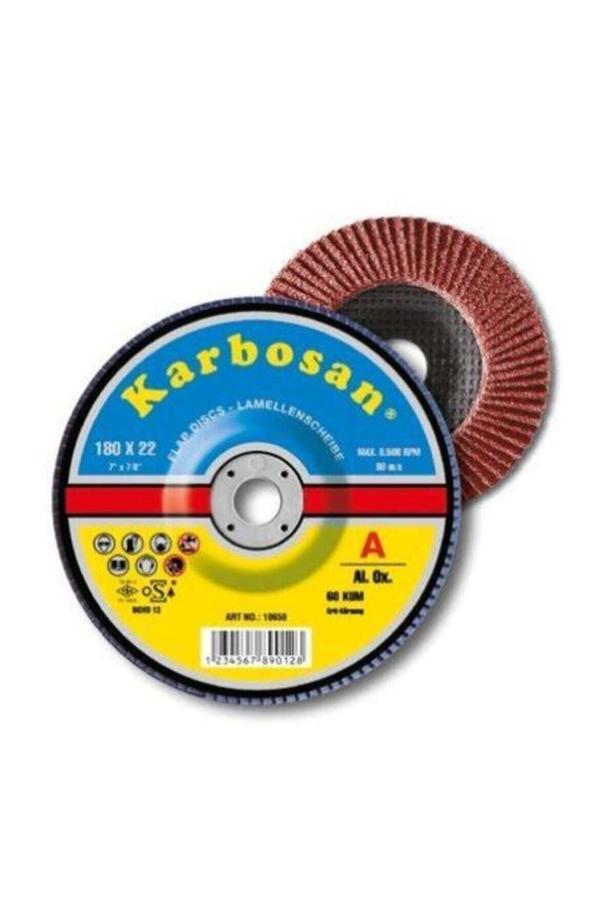 Karbosan Fiberdisk Zımpara 180mm SC 100 kum