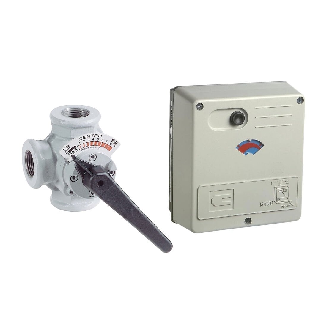 Resideo Centra DR25GMLA 1 İnç Dişli Üç Yollu Vana ve VMM10 Motor Seti