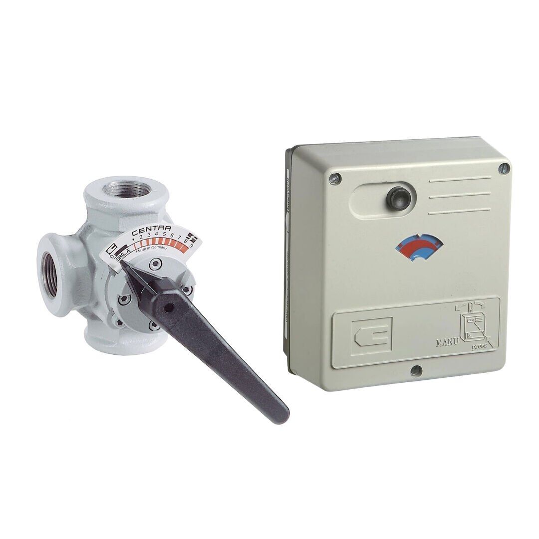 Resideo Centra DR32GMLA 1 1/4 İnç Dişli Üç Yollu Vana ve VMM10 Motor Seti