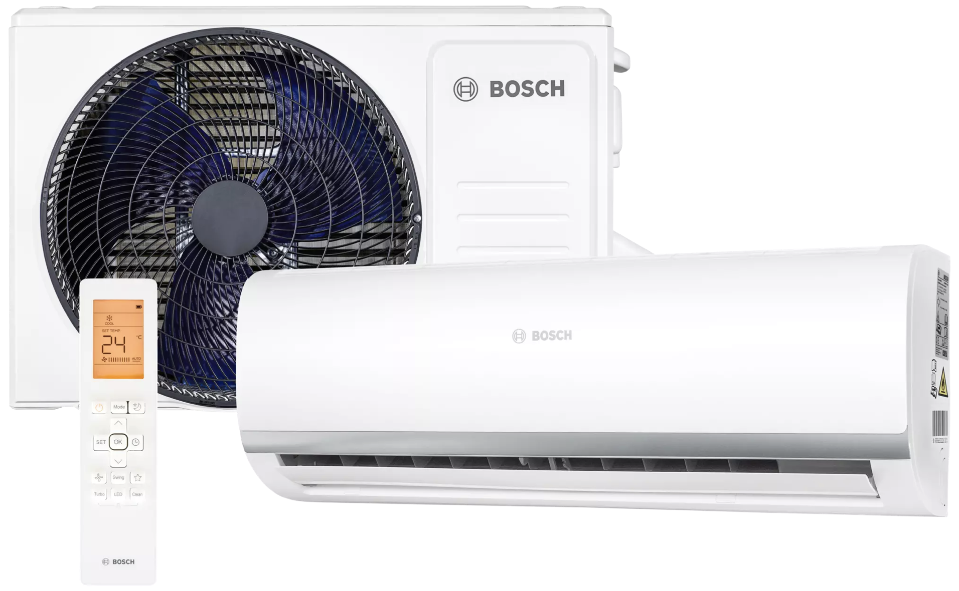 Bosch Duvar Tipi Climate 2000 Serisi 24.000 Btu Split Klima (Montaj Dahil)