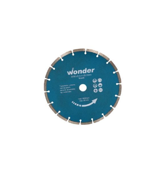 Wonder Elmas Testere Soketli 230mm