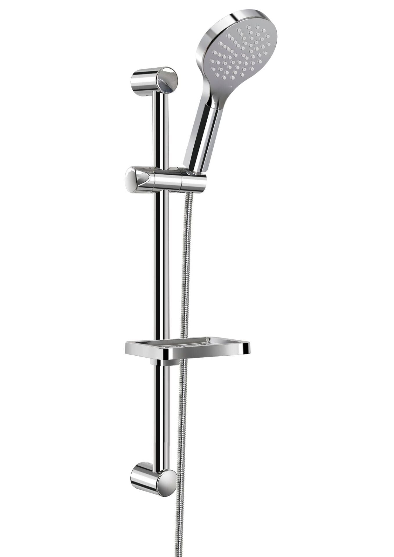 KDS 10.11 Karlim® Kontra Point Sürgülü Duş Set Chrome-Chrome