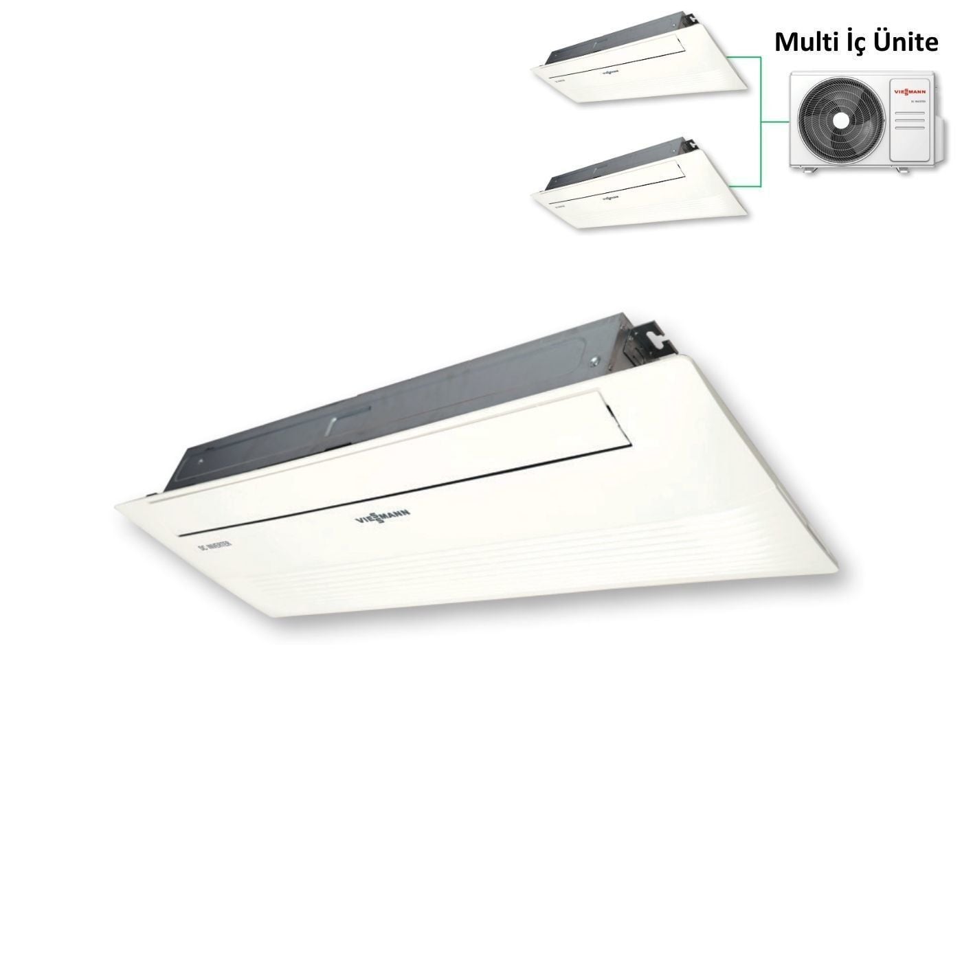 Viessmann Vitoclima 100-S/HE Multi Tek Yön Kaset Tipi İç Ünite 5,2 kW 18.000 Btu (Dış Ünite Hariçtir)