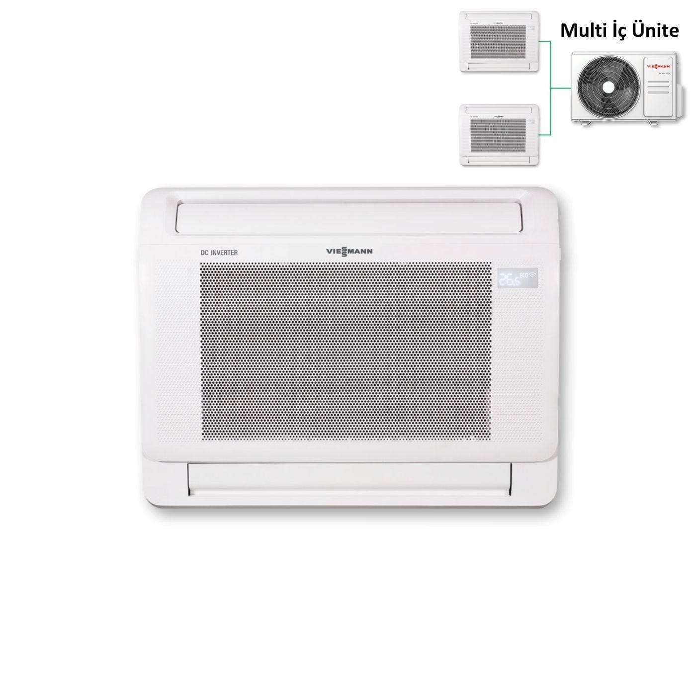 Viessmann Vitoclima 100-S/HE Multi Konsol Tipi İç Ünite 2,7 kW 9.000 Btu (Dış Ünite Hariçtir)
