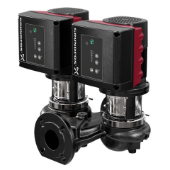 Grundfos TPE2 İkiz DN32 Frekans Konvertörlü In-Line Sirkülasyon Pompası