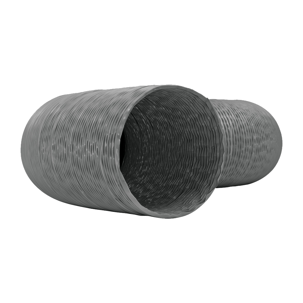 AFS Ø457 Mm Pvcafs Heavy Gri 6m Endüstriyel Yüksek Mukavemetli Takviyeli Pvc Flexible Hava Kanalı