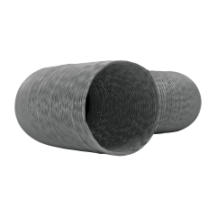 AFS Ø076 Mm Pvcafs Heavy Gri 6m Endüstriyel Yüksek Mukavemetli Takviyeli Pvc Flexible Hava Kanalı