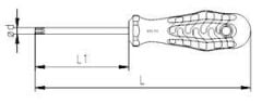 Torx Uçlu Tornavida T40