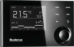 Buderus RC310 Kumanda Paneli - Siyah