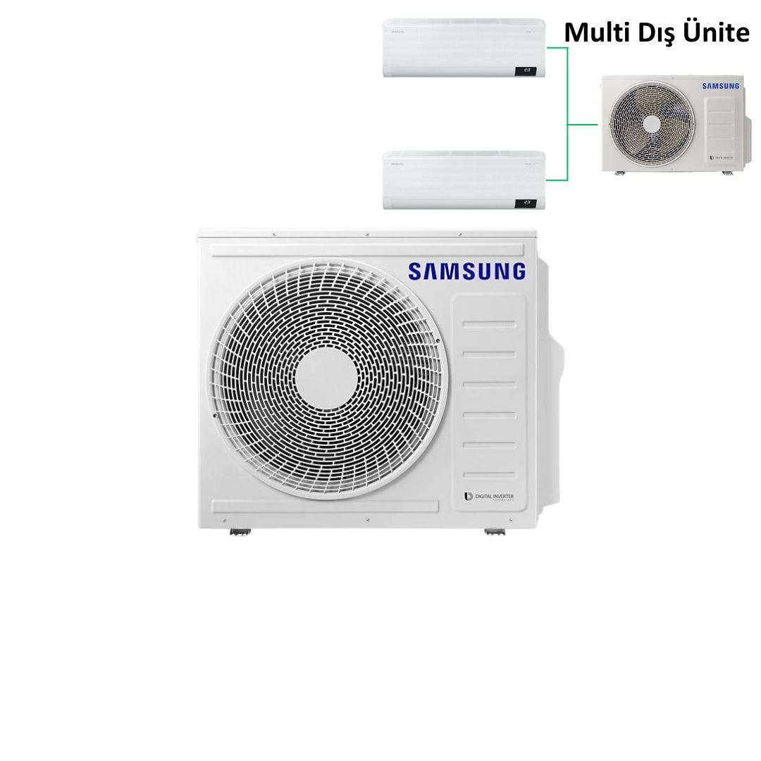 Samsung Multi Dış Ünite 3 Çıkışlı 6.8 kw 24.000 BTU/H