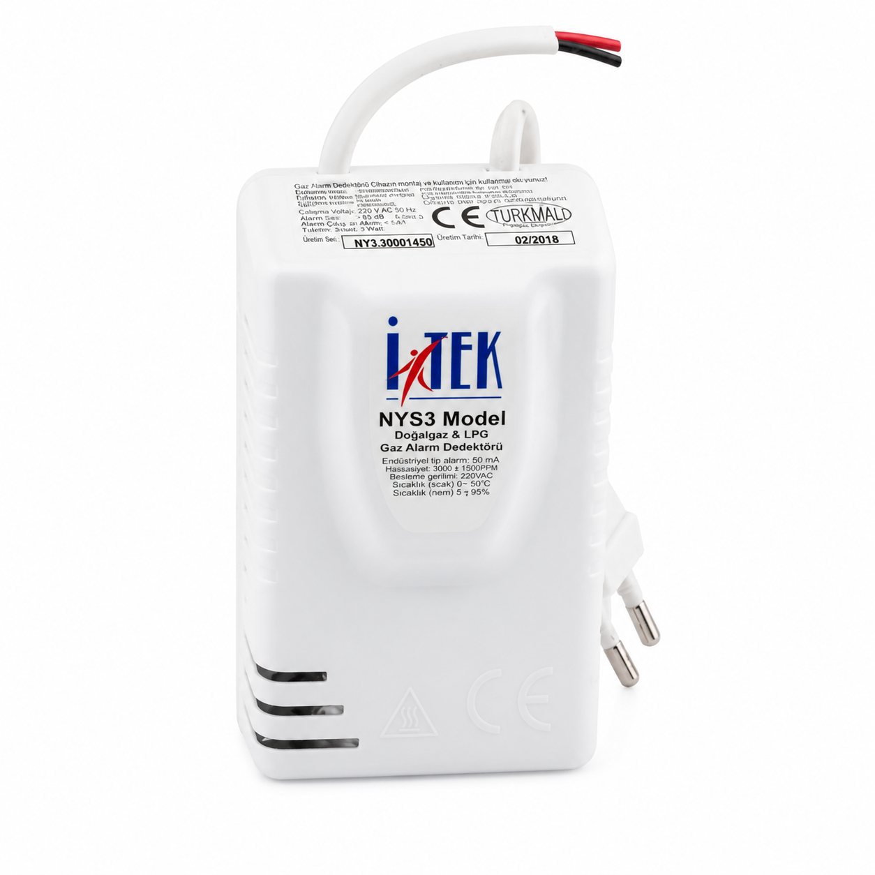 İtek Nys-3 Gaz Alarm Cihazı
