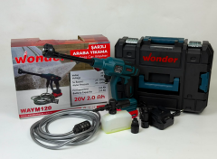 Wonder 20V 2.0Ah Li-ion Tek Akülü 30 Bar Araba Yıkama Tabancası