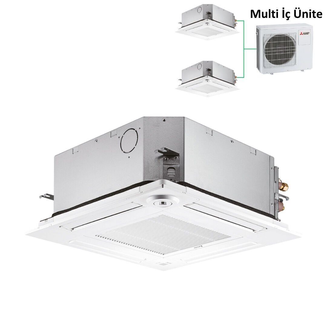 Mitsubishi Electric SLZ-M 18.000 Btu Multi Klima 4 Yön Kompakt Kaset Tipi İç Ünite (Panel SLP-2FALME) (Dış Ünite Hariçtir.)