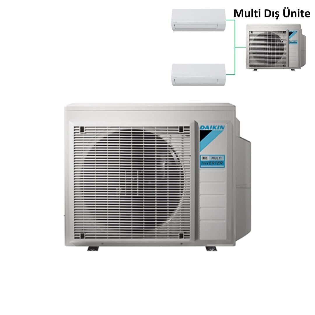 Daikin Sensira Multi Klima Dış Ünite 18.000 Btu 5,2 kW 1+2 (İç Ünite Hariçtir.)