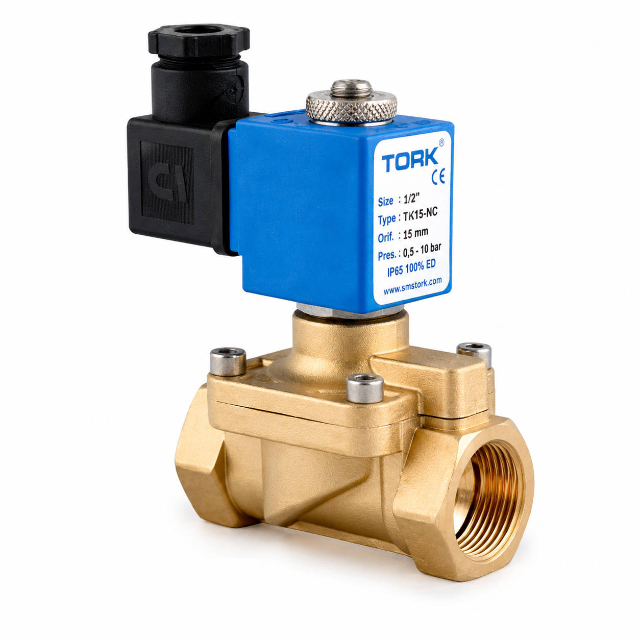 Sms Tork Su İçin Selenoid Vana 11/2''
