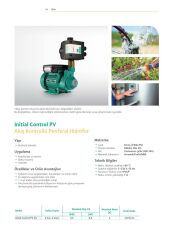 Wilo Initial Control PV Akış Kontrollü Periferal Hidrofor - Akış Kontrollü Periferal Hidrofor