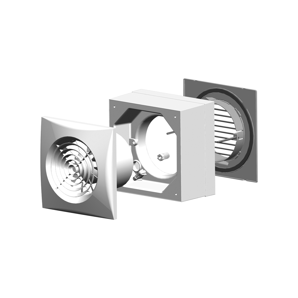 Soler & Palau Decor/sılent-100 Cam Kiti Mini Aksiyel Fan