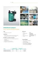 Wilo Initial Drain Compact Gizli Flatörlü Temiz ve Az Kirli Su Drenaj Pompası - Wilo Initial Drain