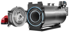 Buderus Logamax Plus S825L 3050 kW Üç Tam Geçişli Sıcak Su Kazanı