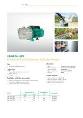 Wilo Initial Jet-SPS Kendinden Emişli Paslanmaz Çelik Gövdeli Jet Pompa - Wilo Initial