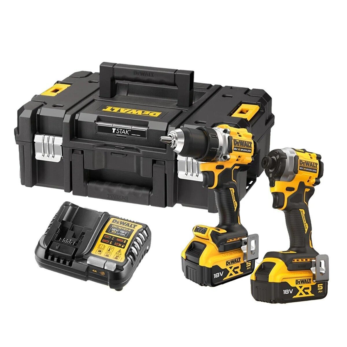 Dewalt DCK2051P2T Çift Akülü 5 Ah Elektrikli El Aletleri Seti