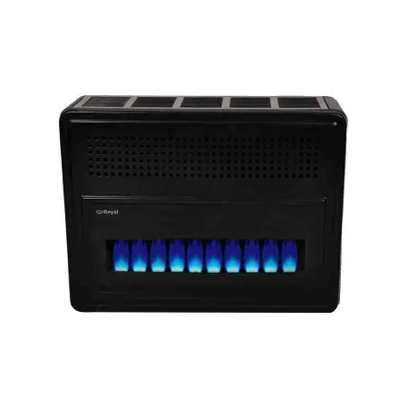 As Royal Hr 11000 G Dt 11kw Hermetik Soba Duvar Tipi Camli Fansiz Siyah