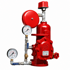 Duyar Islak Alarm Vana Seti DN100
