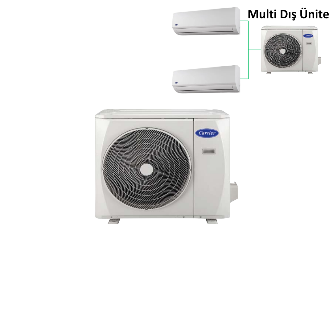 Carrier Multi Dış Ünite 27.000 BTU/H (1+3) (İç Ünite Hariçtir)
