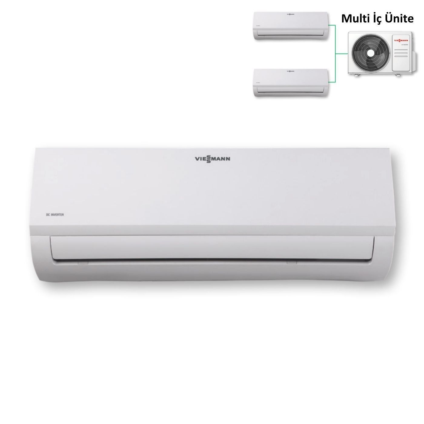 Viessmann Vitoclima 100-S Multi Duvar Tipi İç Ünite 2,1 kW 7.000 Btu (Dış Ünite Hariçtir)