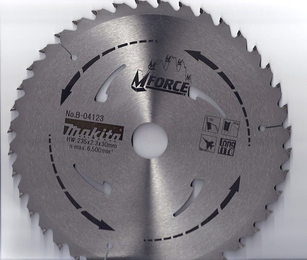 MAKİTA M Force Ahşap Daire Testeresi 235x30 80 Diş B-04123