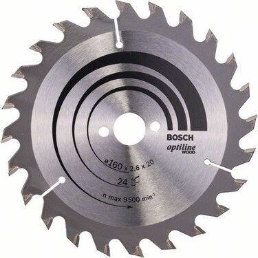 Bosch 24DE Opw Daire Testere Bıçağı 160x20/16mm